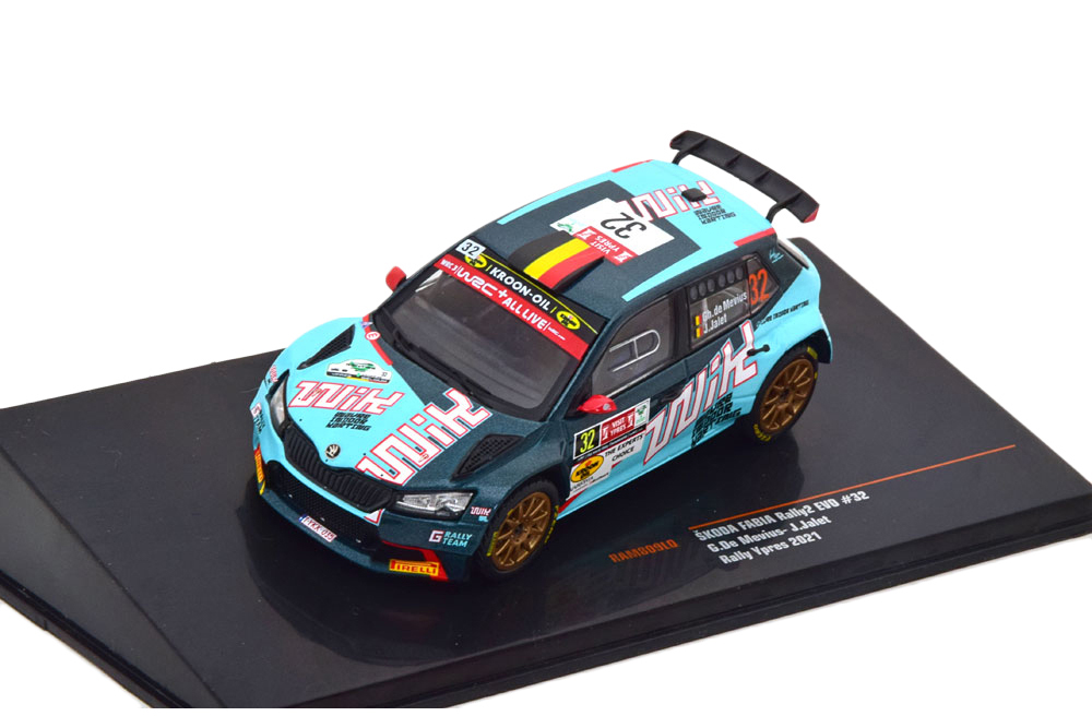 SKODA FABIA RALLY 2 EVO #32 DE MEVIUS/JALET 14 МЕСТО RALLY YPRES 2021