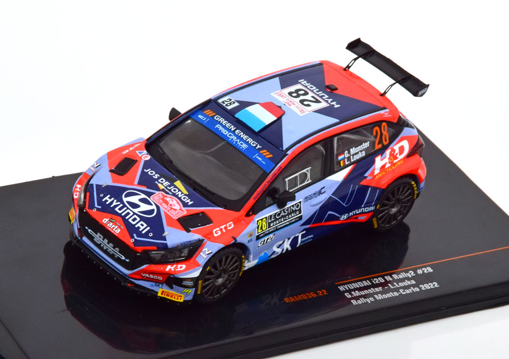 HYUNDAI I20 N RALLY2 NO 28 RALLY MONTE CARLO 2022