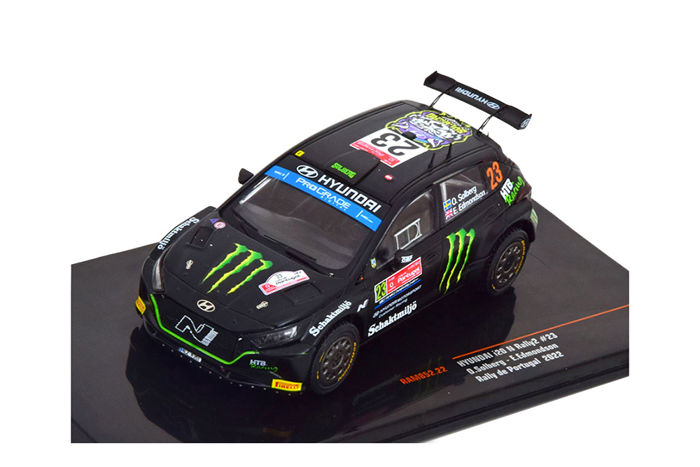 HYUNDAI I20 N RALLY 2 #23 HYUNDAI MOTORSPORT N SOLBERG/EDMONDSON RALLY PORTUGAL 2022