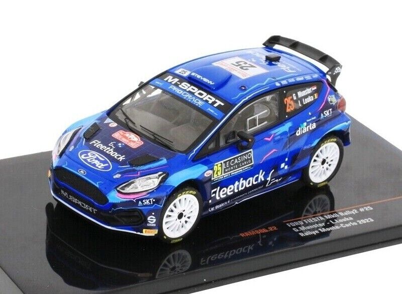 FORD FIESTA MK II RALLY2 #25 "M-SPORT FORD WRT" MUNSTER/LOUKA 17 МЕСТО RALLY MONTE CARLO 2023