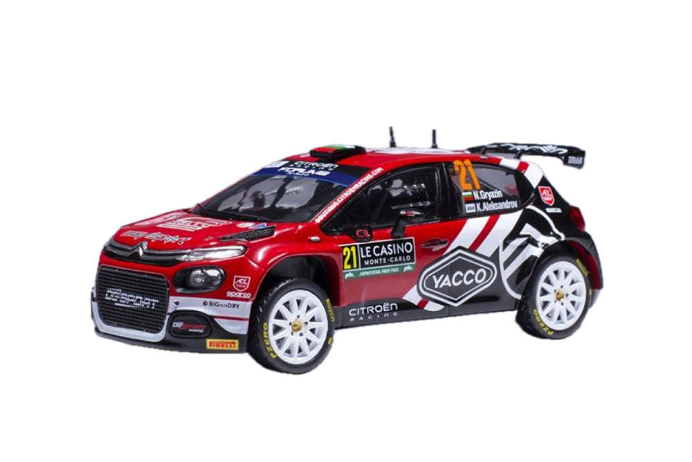 CITROEN C3 RALLY2 #21 "AEC-DG SPORT COMPETITION" ГРЯЗИН/АЛЕКСАНДРОВ 10 МЕСТО RALLY MONTE CARLO 2024