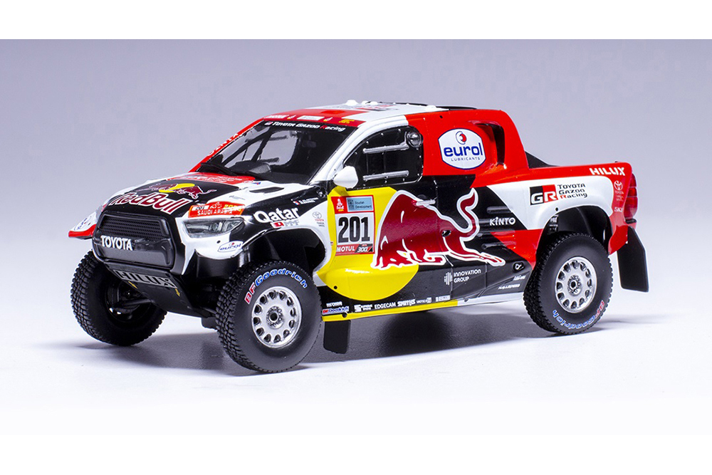 TOYOTA GR DKR HILUX T1+ #201 "TOYOTA GAZOO RACING RED BULL" AL-ATTIYAH/BAUMEL ПОБЕДИТЕЛЬ RALLY DAKAR 2022