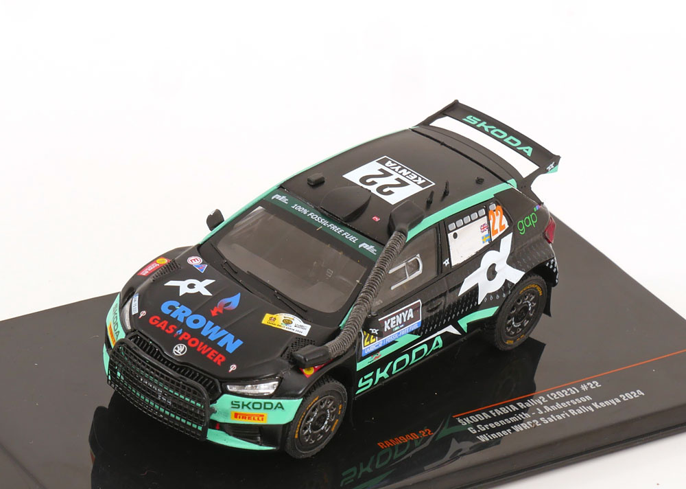 SKODA FABIA RALLY2 WINNER WRC2 SAFARI RALLY KENYA 2024