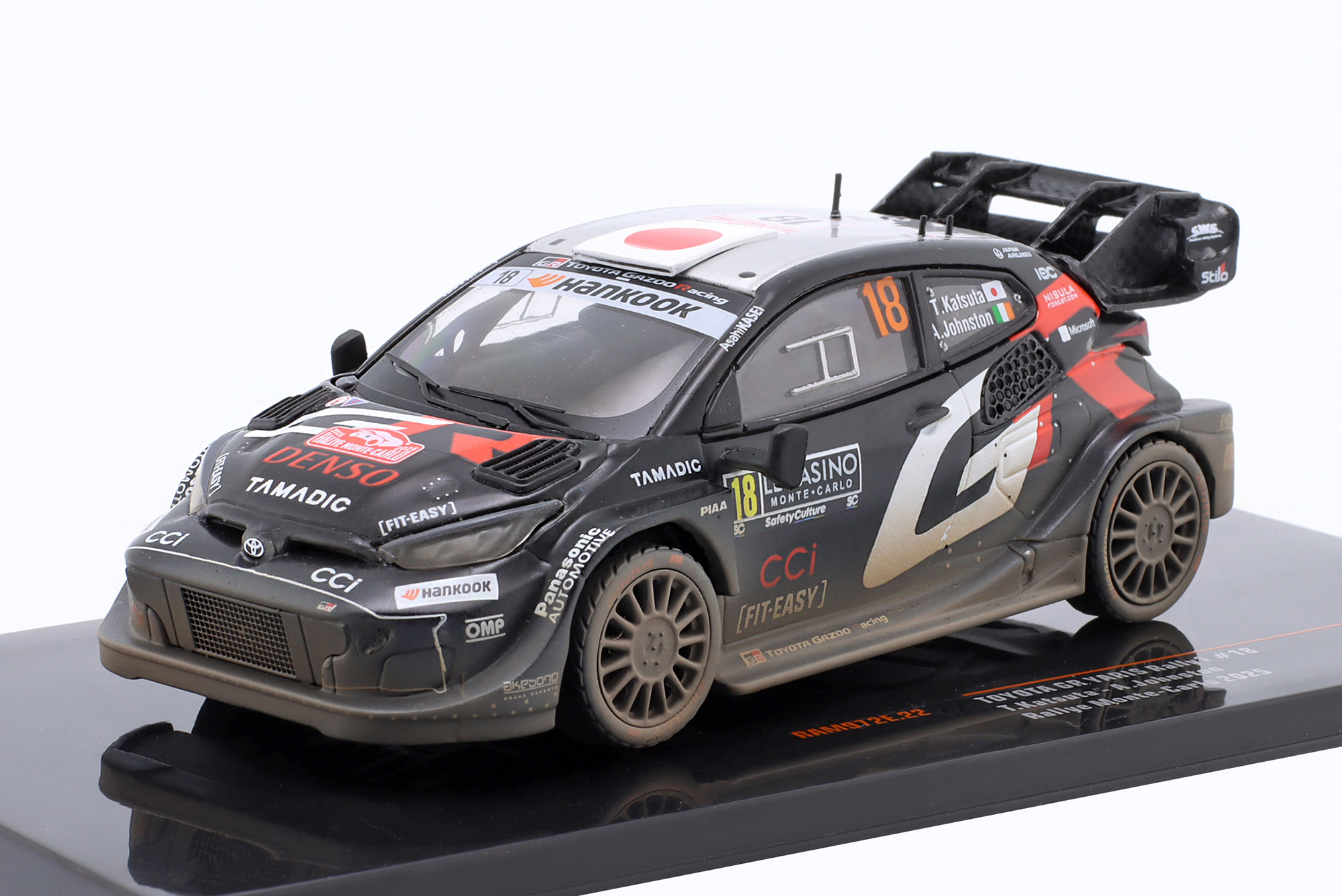 TOYOTA GR YARIS RALLY1 #18 RALLYE MONTE CARLO 2025 KATSUTA, JOHNSTON / ТОЙОТА ГР ЯРИС RALLY1 РАЛЛИ МОНТЕ-КАРЛО КАЦУТА ДЖОХНСТОН