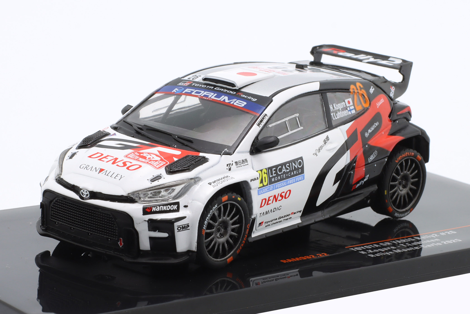 TOYOTA GR YARIS RALLY2 #26 RALLYE MONTE CARLO 2025 KOGURE, LUHTINEN / ТОЙОТА ГР ЯРИС RALLY2 РАЛЛИ МОНТЕ-КАРЛО КОГУРЕ ЛУХТИНЕН