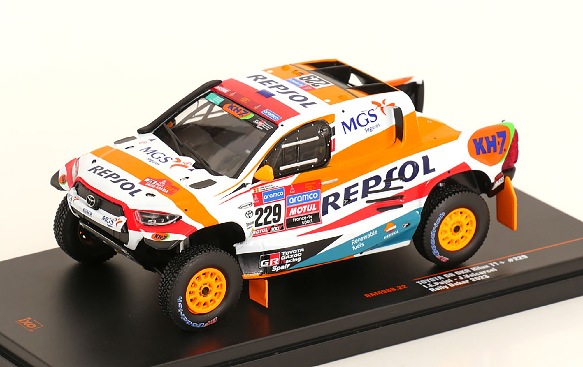 TOYOTA GR DKR HILUX T1 NO.229, RALLY DAKAR 2023 REPSOL PUJOL / VACLARCEL / ТОЙОТА ГР ДКР ХИЛУКС T1 229 РАЛЛИ ДАКАР РЕПСОЛ ПУДЖОЛ ВАКЛАРКЕЛ