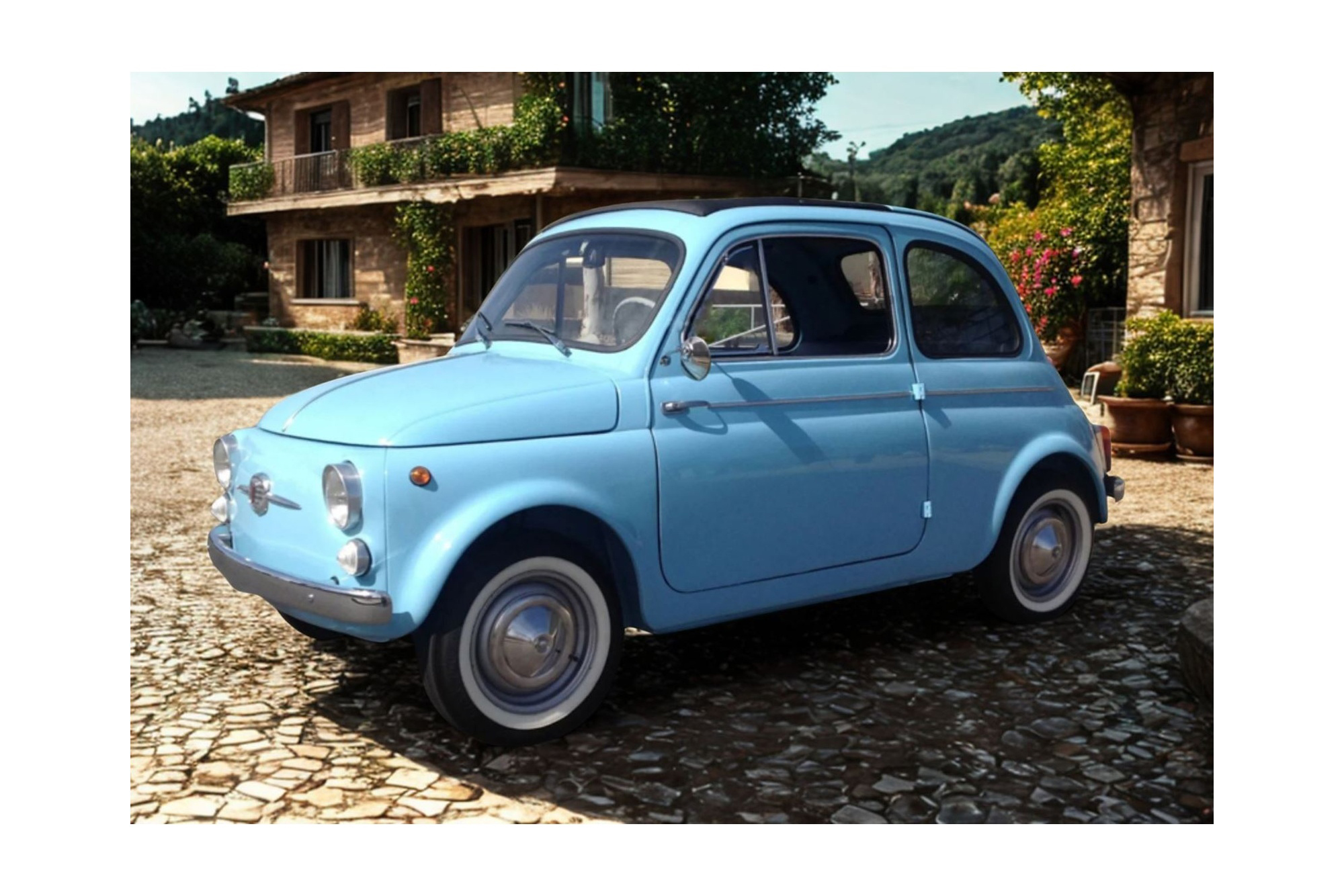 FIAT 500 D CELESTE / ФИАТ 500 Д КЕЛЕСТЕ 1:18