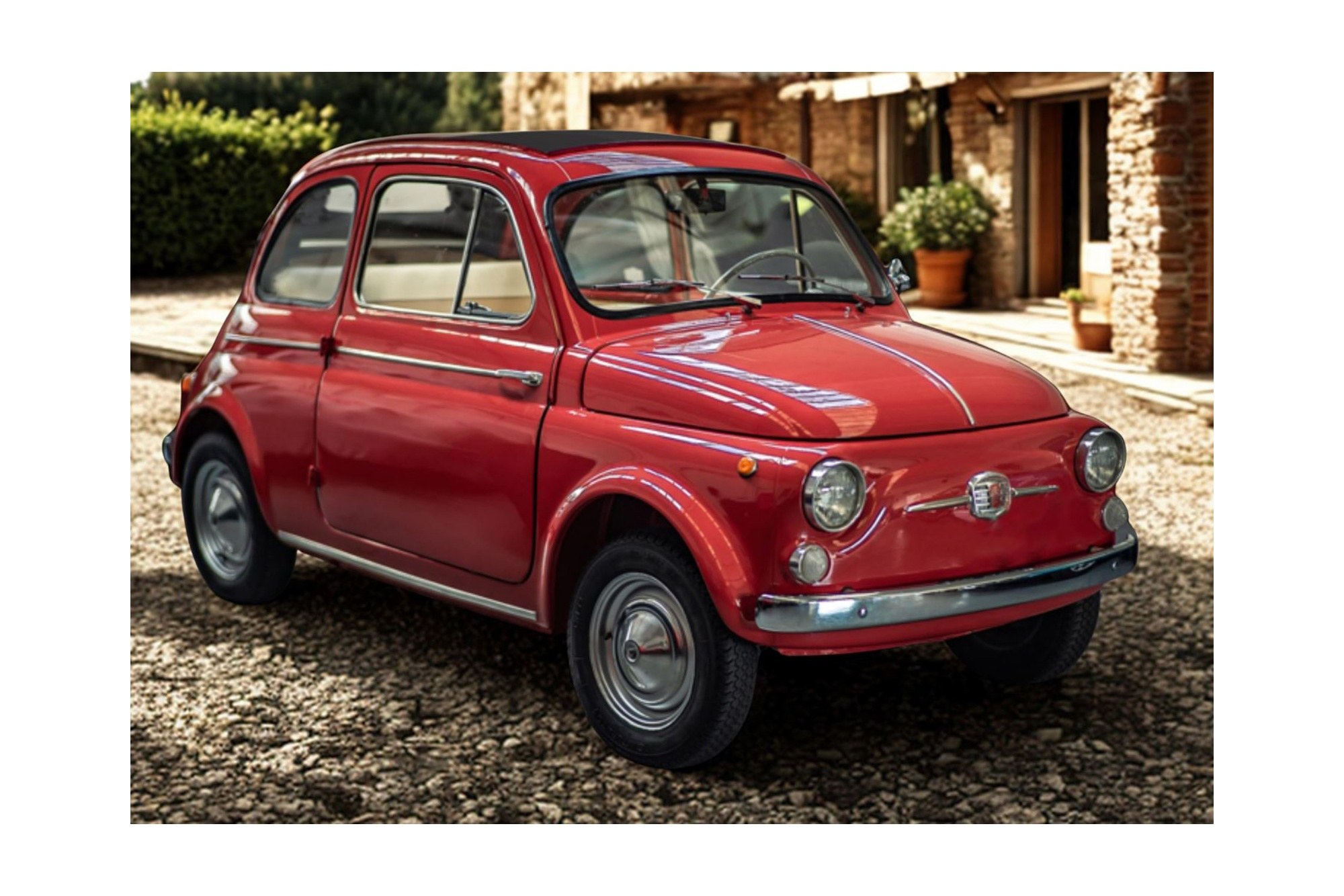 FIAT 500 D ROSSO / ФИАТ 500 Д 1:18 КРАСНЫЙ