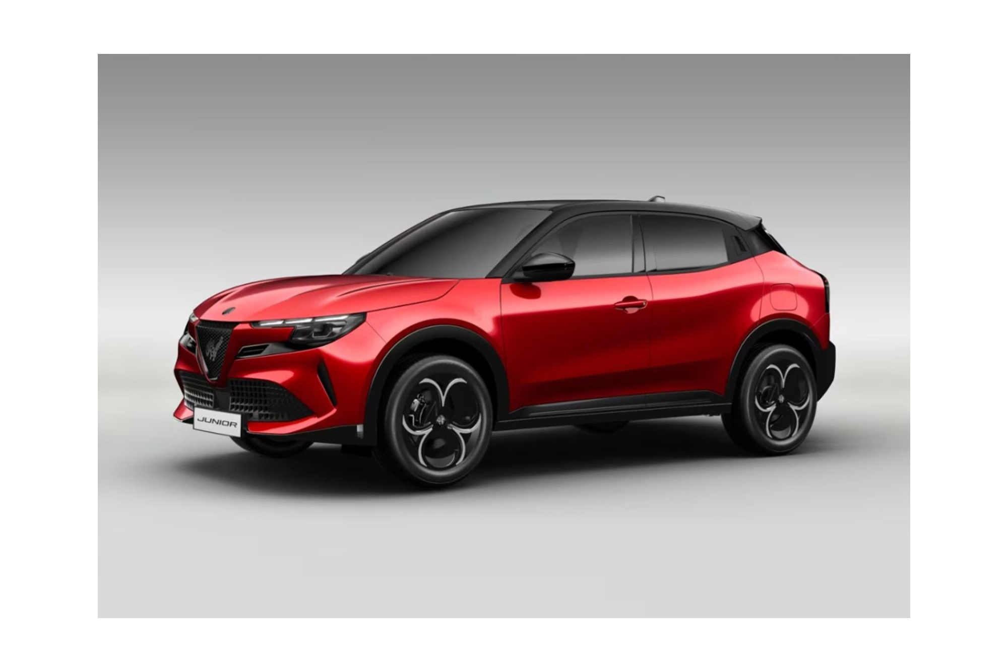 ALFA ROMEO JUNIOR Q4 ROSSO BRERA WITH BLACK ROOF / АЛЬФА РОМЕО ДЖУНИОР К4 БРЕРА РООФ 1:18 КРАСНЫЙ