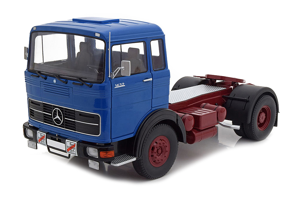 MERCEDES LPS 1632 1969 BLUE/BLACK/DARKRED LIMITED EDITION 800 PCS. / МЕРСЕДЕС