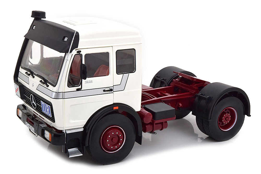 MERCEDES NG 1632 1973 WHITE/SILVER/DARKRED LIMITED EDITION 500 PCS. / МЕРСЕДЕС