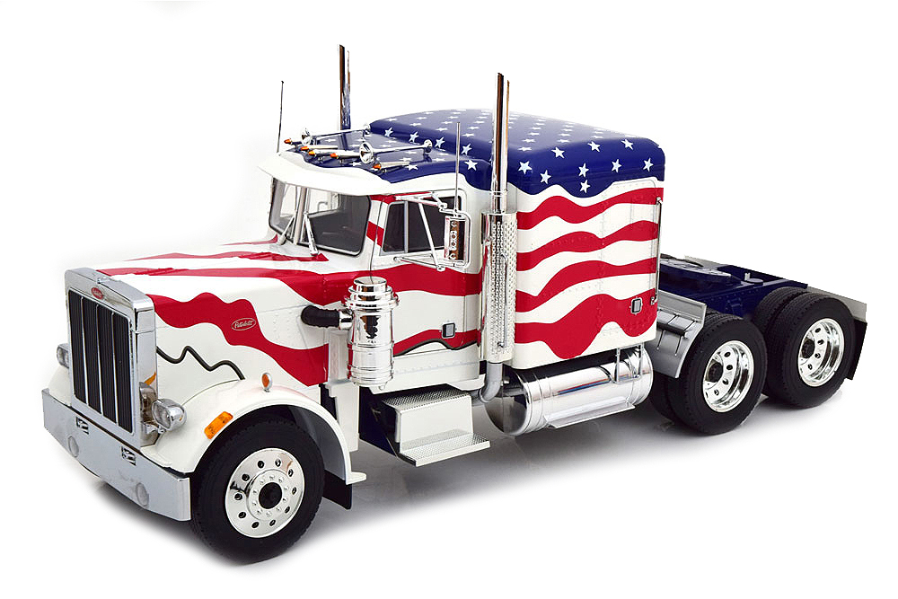 PETERBILT 359 STARS & STRIPES 1967 WHITE/RED/BLUE LIMITED EDITION 500 PCS. / ПИТЕРБИЛТ