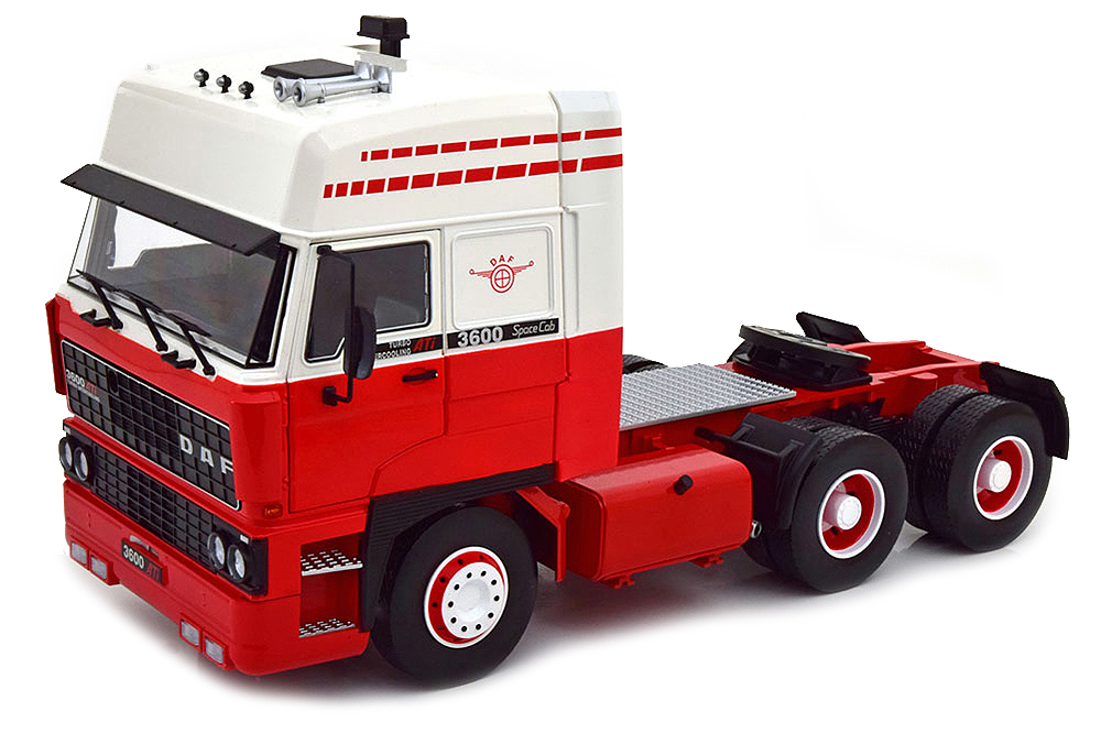 DAF 3600 SPACE CAB 1986 WHITE/RED LIMITED EDITION 350 PCS. / ДАФ