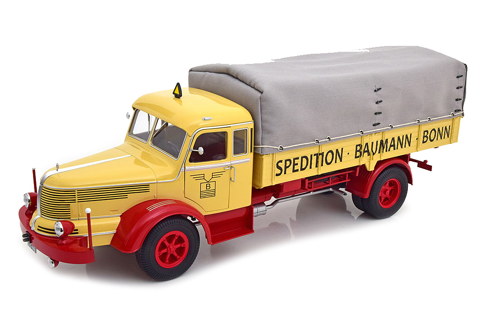 KRUPP TITAN SWL 80 CANVAS TOP BAUMANN BONN 1950-1954 LIGHTYELLOW/RED / КРУПП ТИТАН