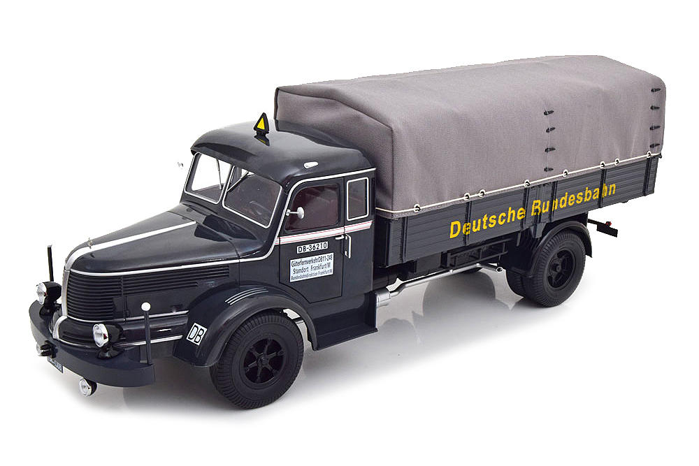 KRUPP TITAN SWL 80 CANVAS TOP GERMAN FEDERAL RAILROAD 1950-1954 DARKGREY / КРУПП ТИТАН