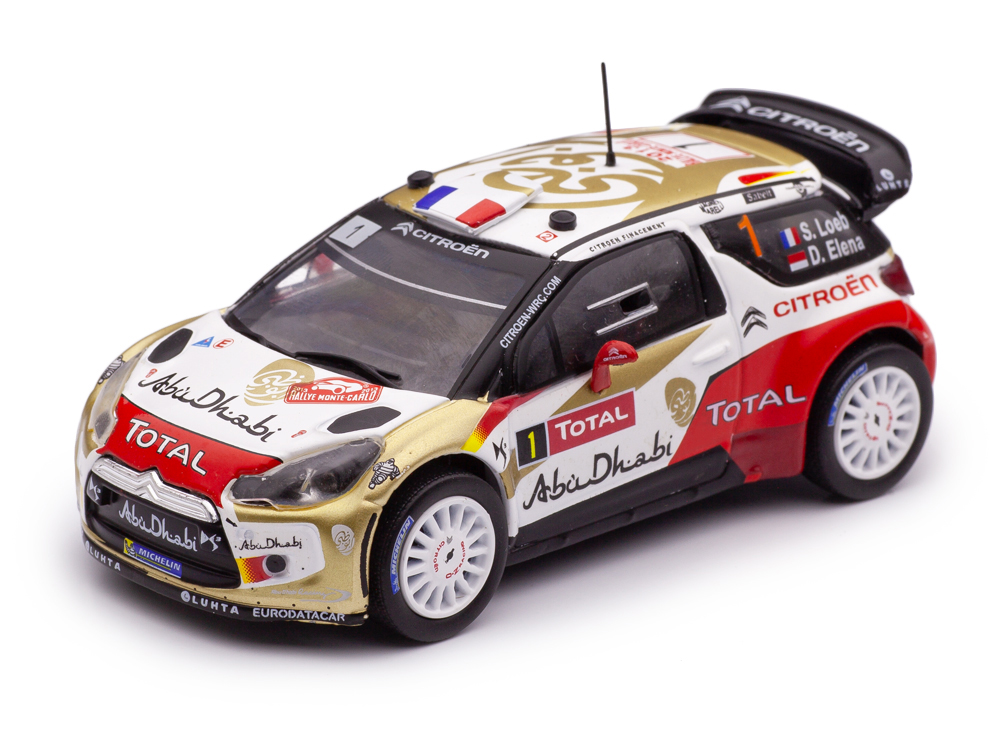 CITROEN DS3 WRC #1 LOEB/ELENA ПОБЕДИТЕЛЬ RALLY MONTE CARLO 2013