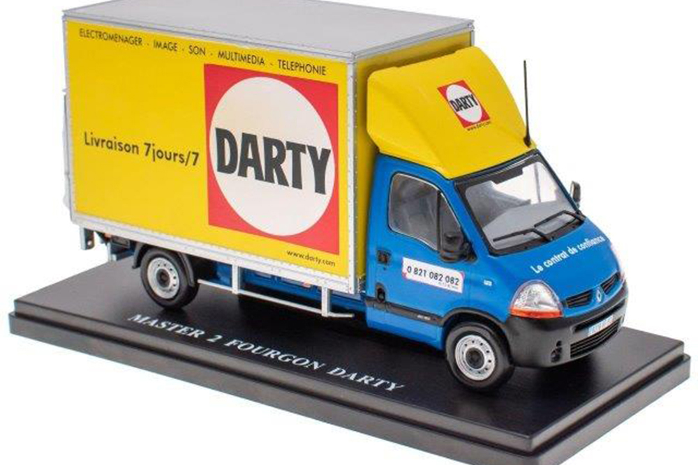 RENAULT MASTER 2 ФУРГОН DARTY 2009 YELLOW/BLUE