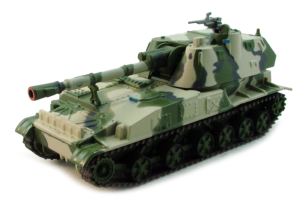 TANK PANZER САМОХОДНАЯ ГАУБИЦА 2С3 "АКАЦИЯ" (КАМУФЛЯЖ) (ЖУРНАЛ РУССКИЕ ТАНКИ #80)