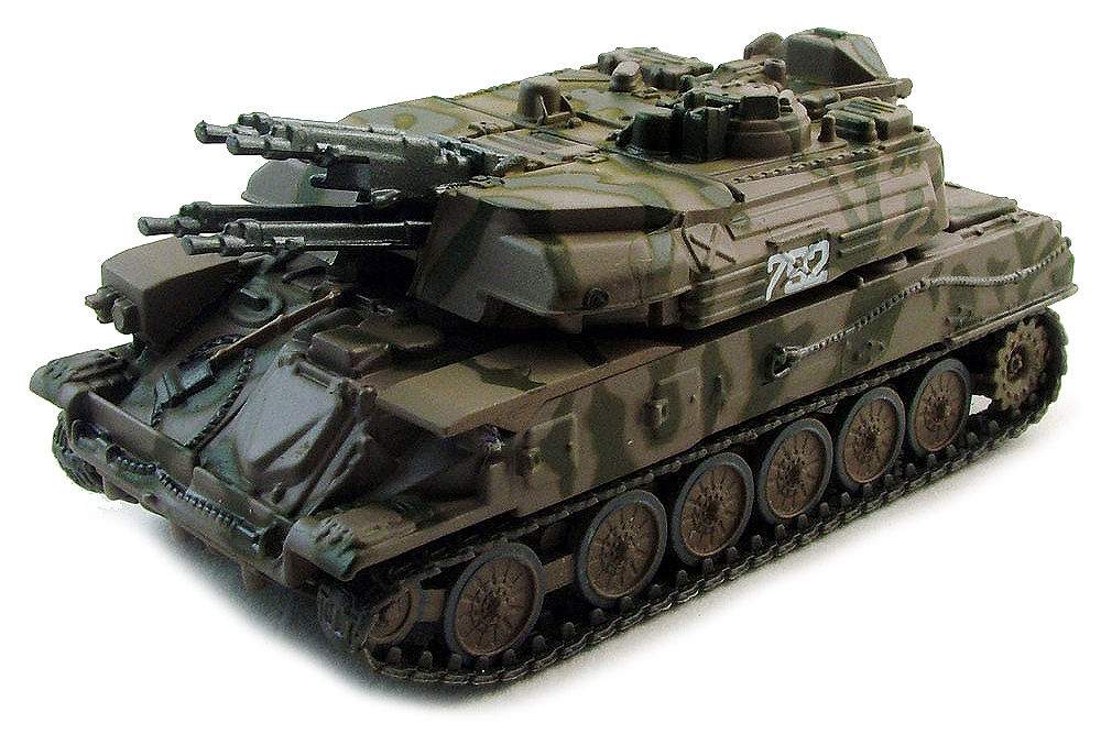 TANK PANZER ЗСУ-23-4 ШИЛКА ХАКИ (ЖУРНАЛ РУССКИЕ ТАНКИ #84)