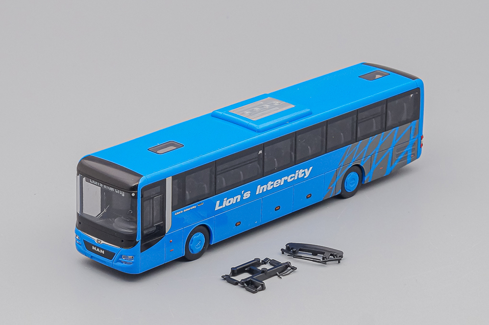 MAN LION'S INTERCITY 2017, BLUE (ДЛИНА МОДЕЛИ 3-5 СМ)