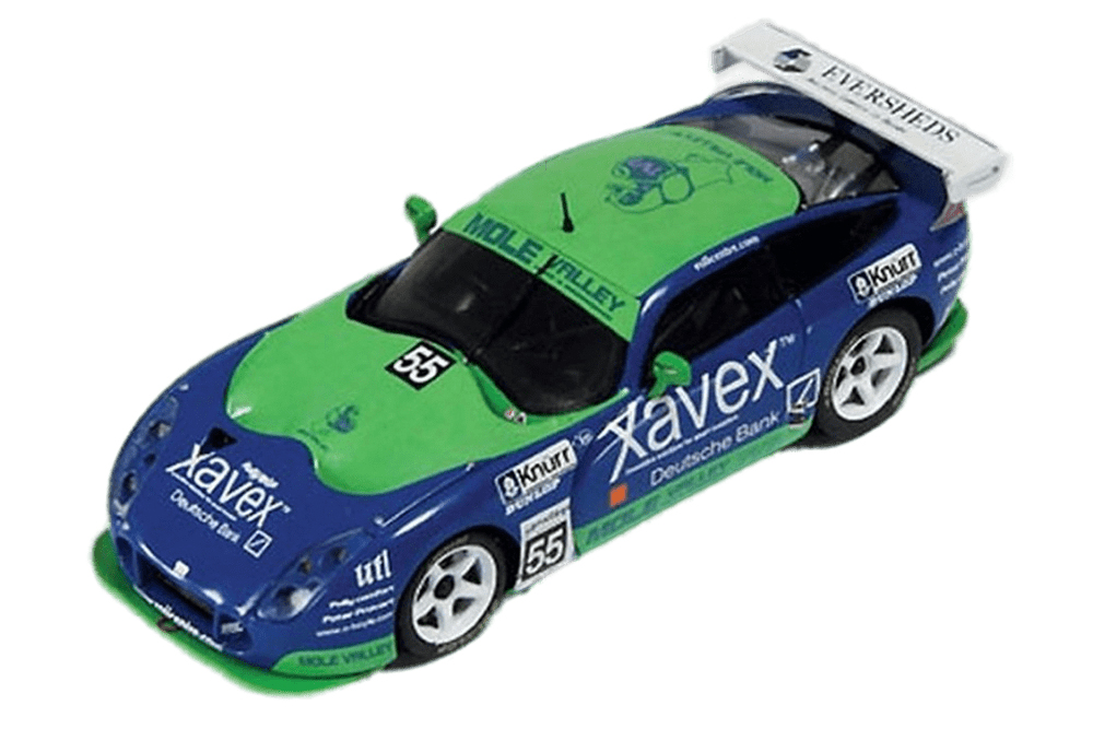 TVR TUSCAN R TEAM XAVEX BRITISH GT 2002 R.BARFF M.SHORT #55