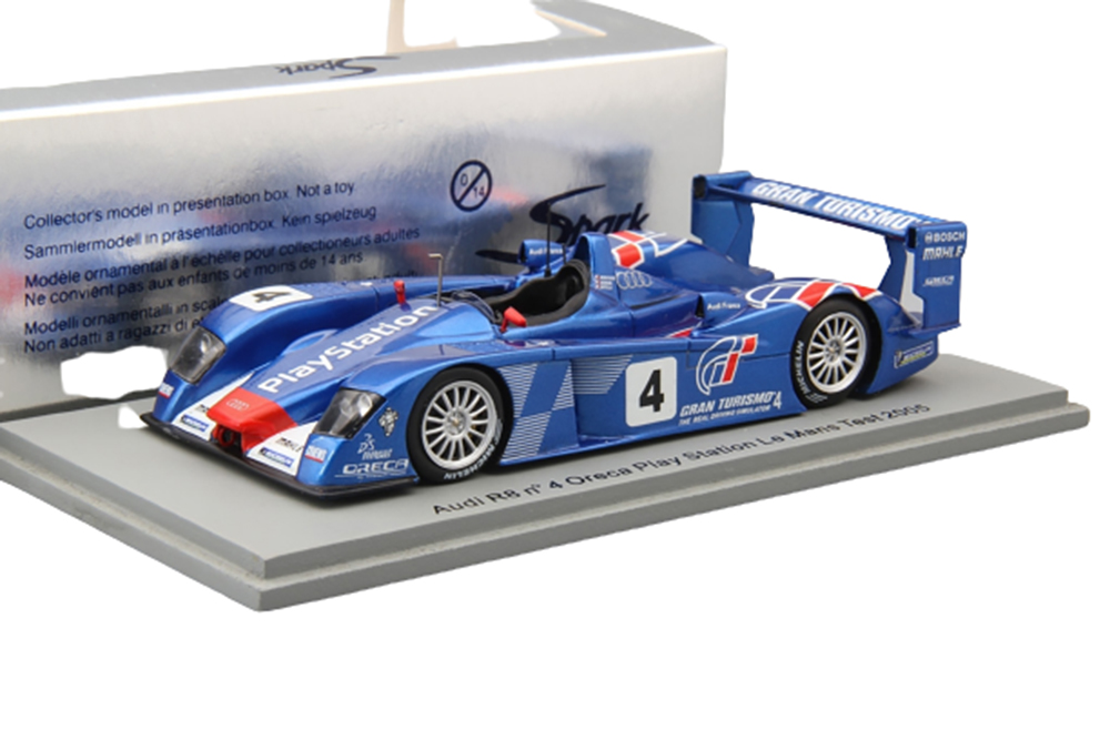 AUDI R8 ORECA PLAY STATION TEST CAR LE MANS 24H 2005 #4 FROM JAPAN