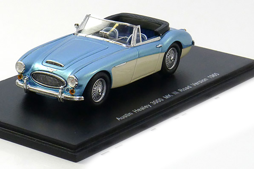 AUSTIN HEALEY 3000 MK3 1965 BLUEMETALLIC CREME