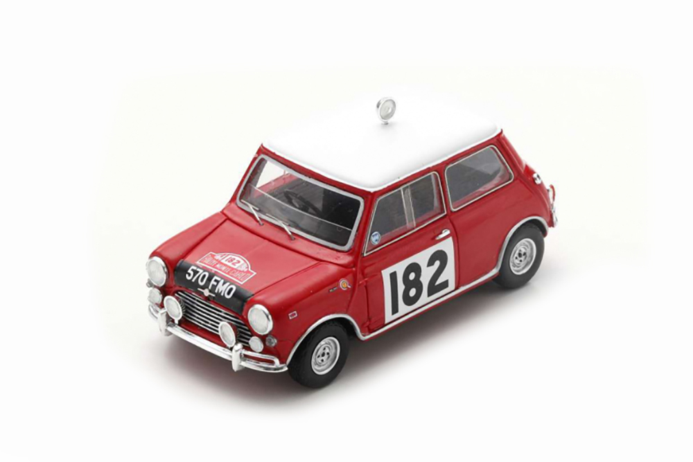 MORRIS COOPER S #182 4TH MONTE CARLO RALLY 1964