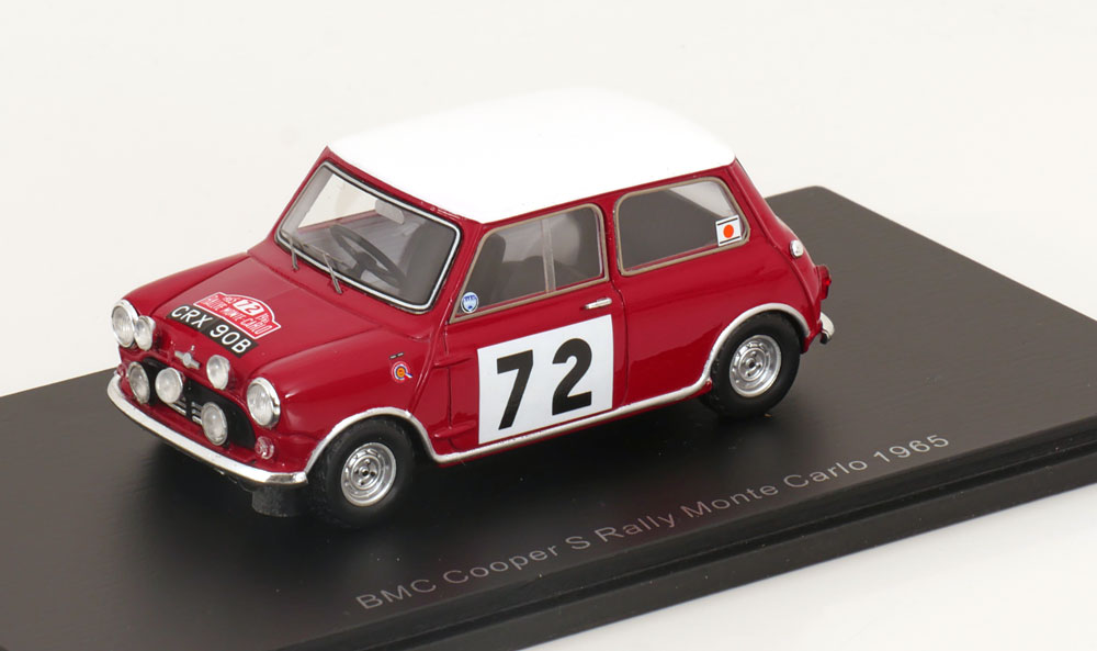 COOPER S BMC NO 72 RALLY MONTE CARLO 1965