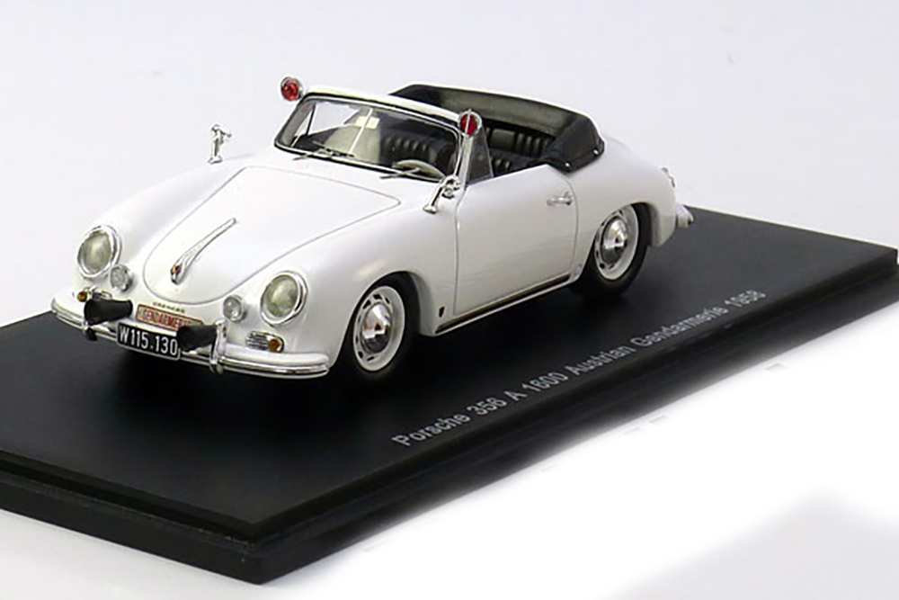PORSCHE 356 A 1600 GENDARMERIE AUSTRIA 1958