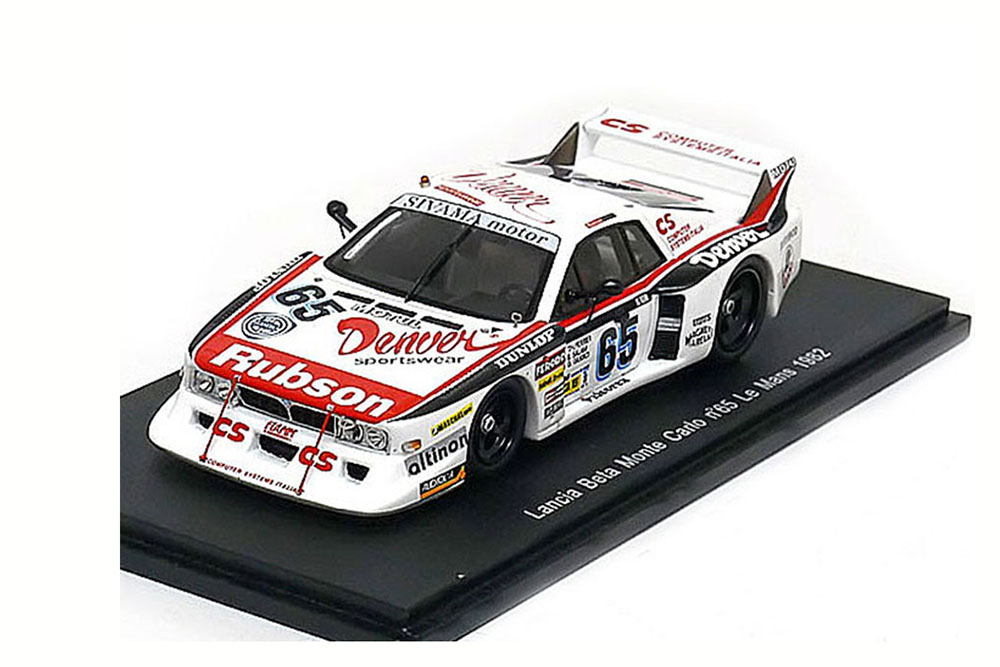 LANCIA BETA MONTE CARLO #65 LE MANS 1982 T. PERRIER B. SALAM P. GIUDICCI
