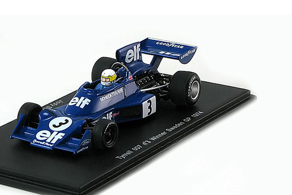 TYRRELL 007 WINNER SWEDEN GP 1974 JODY SCHECKTER #3