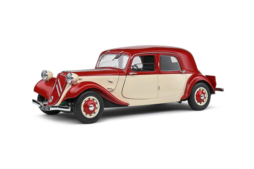 CITROEN TRACTION 7 1937 RED CREME