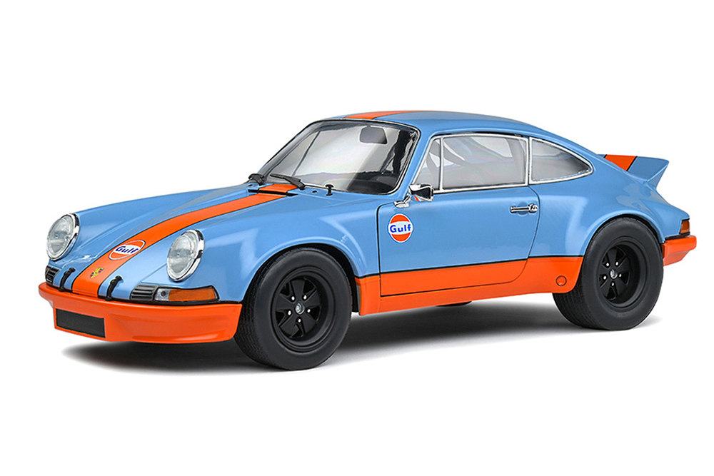 PORSCHE 911 RSR GULF YEAR 1973 LIGHT BLUE/ORANGE / ПОРШЕ 911 РСР ГУЛЬФ
