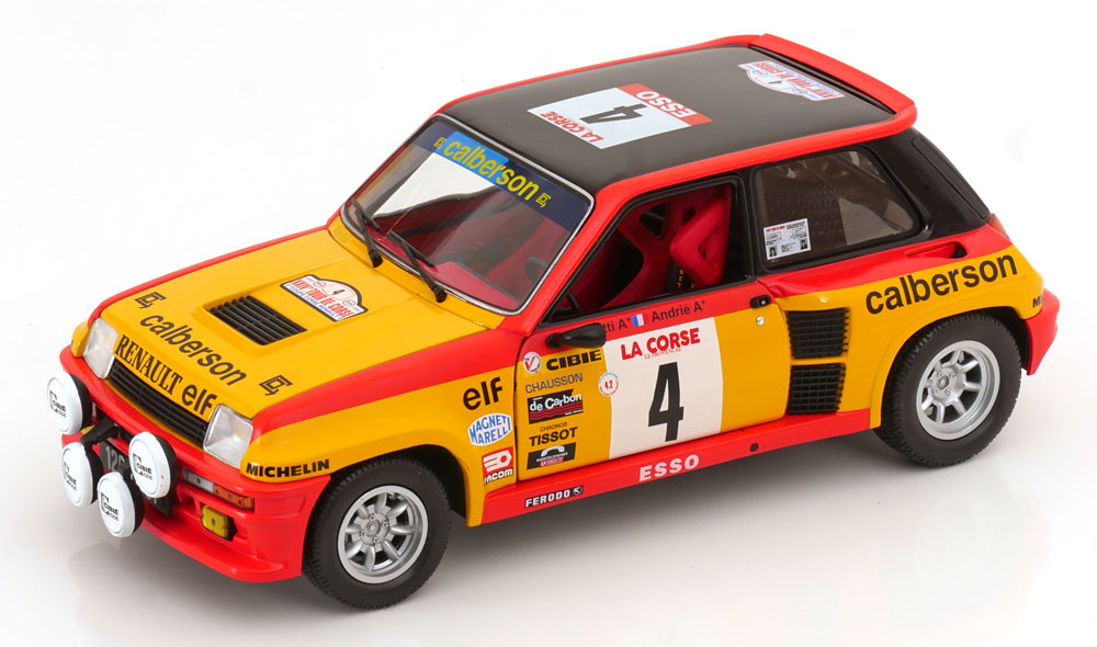 RENAULT 5 TURBO NO 4 TOUR DE CORSE 1980 CALBERSON