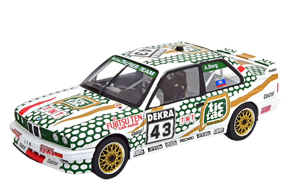 BMW M3 E30 DTM BERG TIC-TAC #43 1991 WHITE