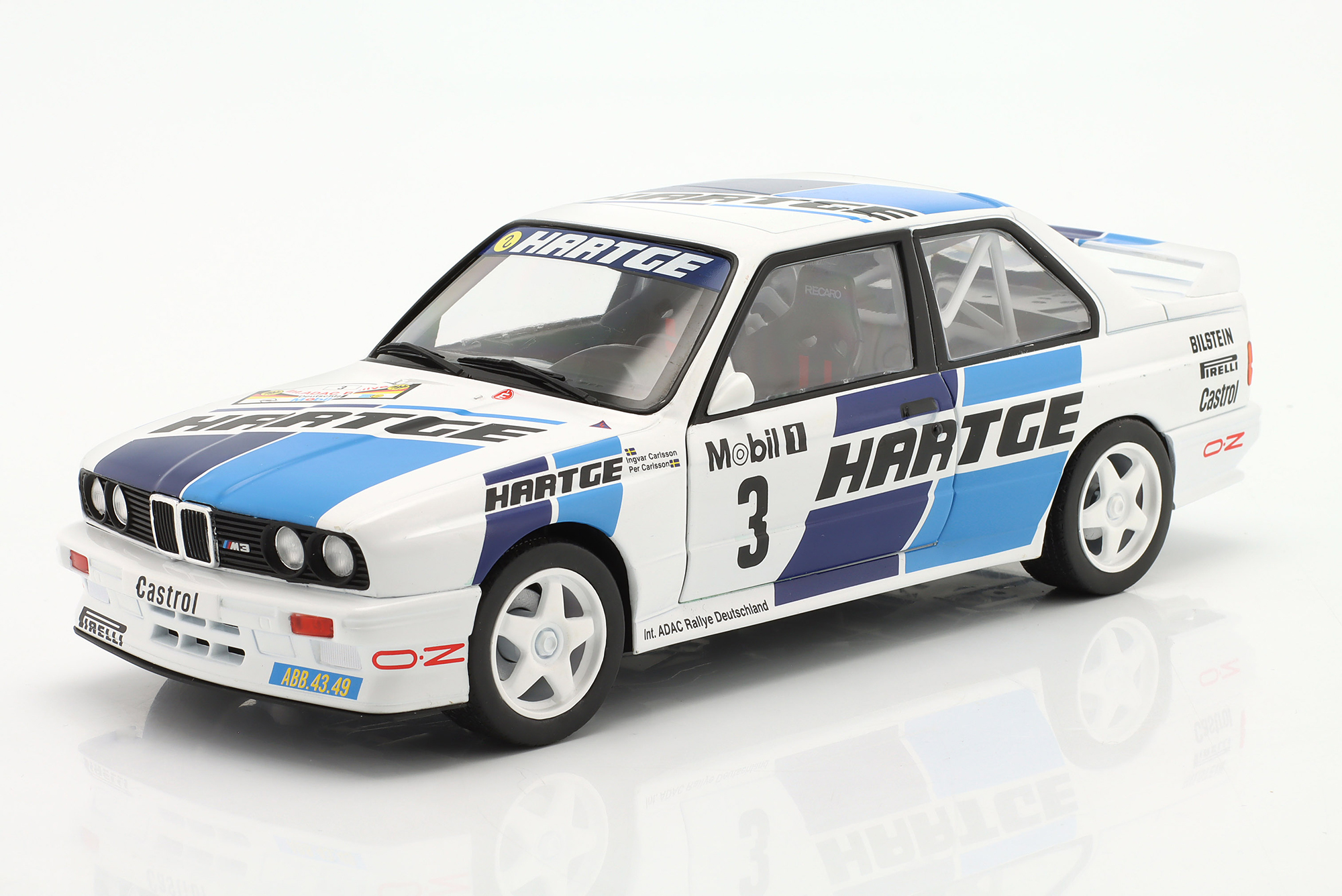 BMW M3 E30 NO 3 RALLY GERMANY 1990 HARTGE
