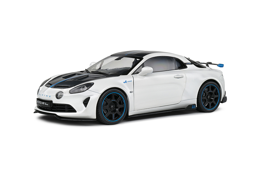 ALPINE A110 RADICALE 2023 БЕЛЫЙ С ЧЕРНЫМ