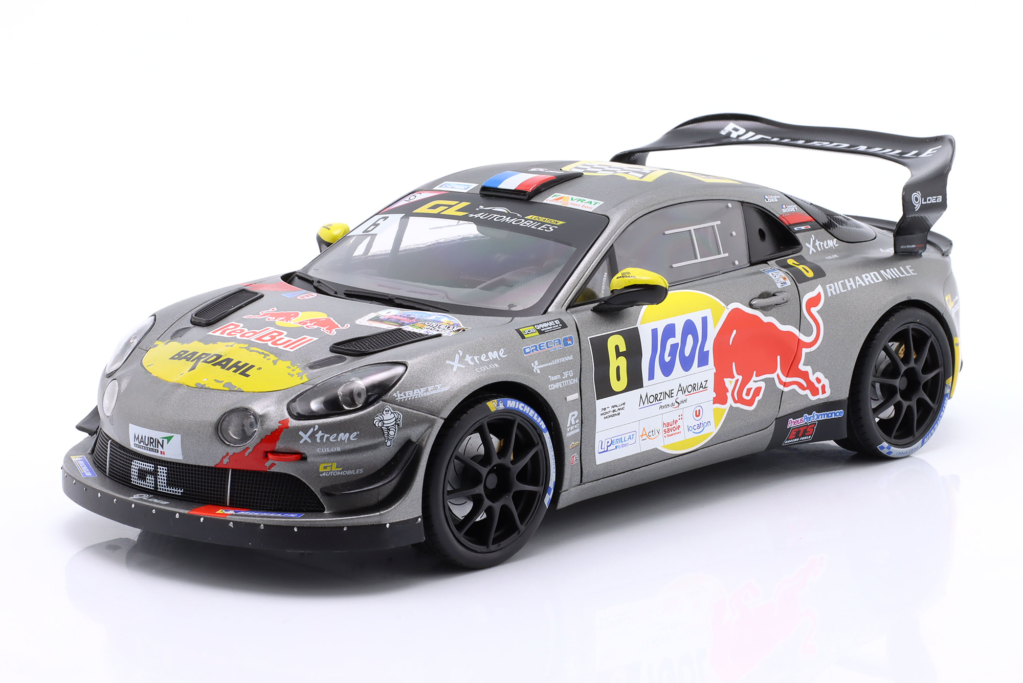 ALPINE A110 RALLYE GT+ #6 WINNER RALLYE MONT-BLANC 2024 LOEB, GODEY / АЛЬПИН A110 РАЛЛИ ГТ ПОБЕДИТЕЛЬ МОНТ-БЛАНК ЛОЕБ ГОДЕЙ