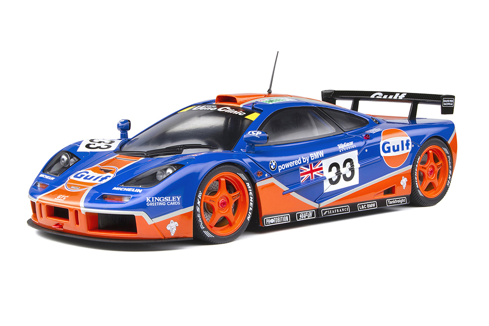 MCLAREN F1 GTR NO 33 24H LE MANS 1996 GULF LEHTO/WEAVER/BELM