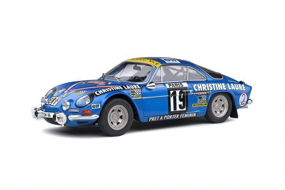 ALPINE A110 1600 S - RALLYE MONTE CARLO 1976 - MICHELE MOUTON СИНИЙ