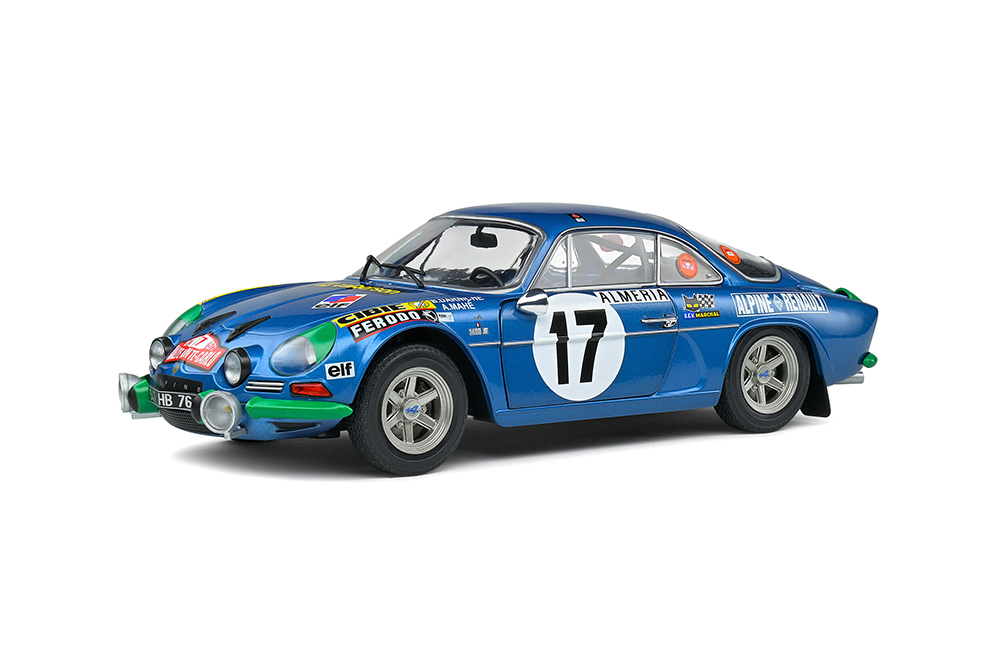 RENAULT ALPINE A110 1600S NO 17 RALLY MONTE CARLO 1972**РЕНО - Масштабные  модели 1:18 - 1:43 - 1:12 - Магазин масштабных моделей МОДЕЛЛИСИМО