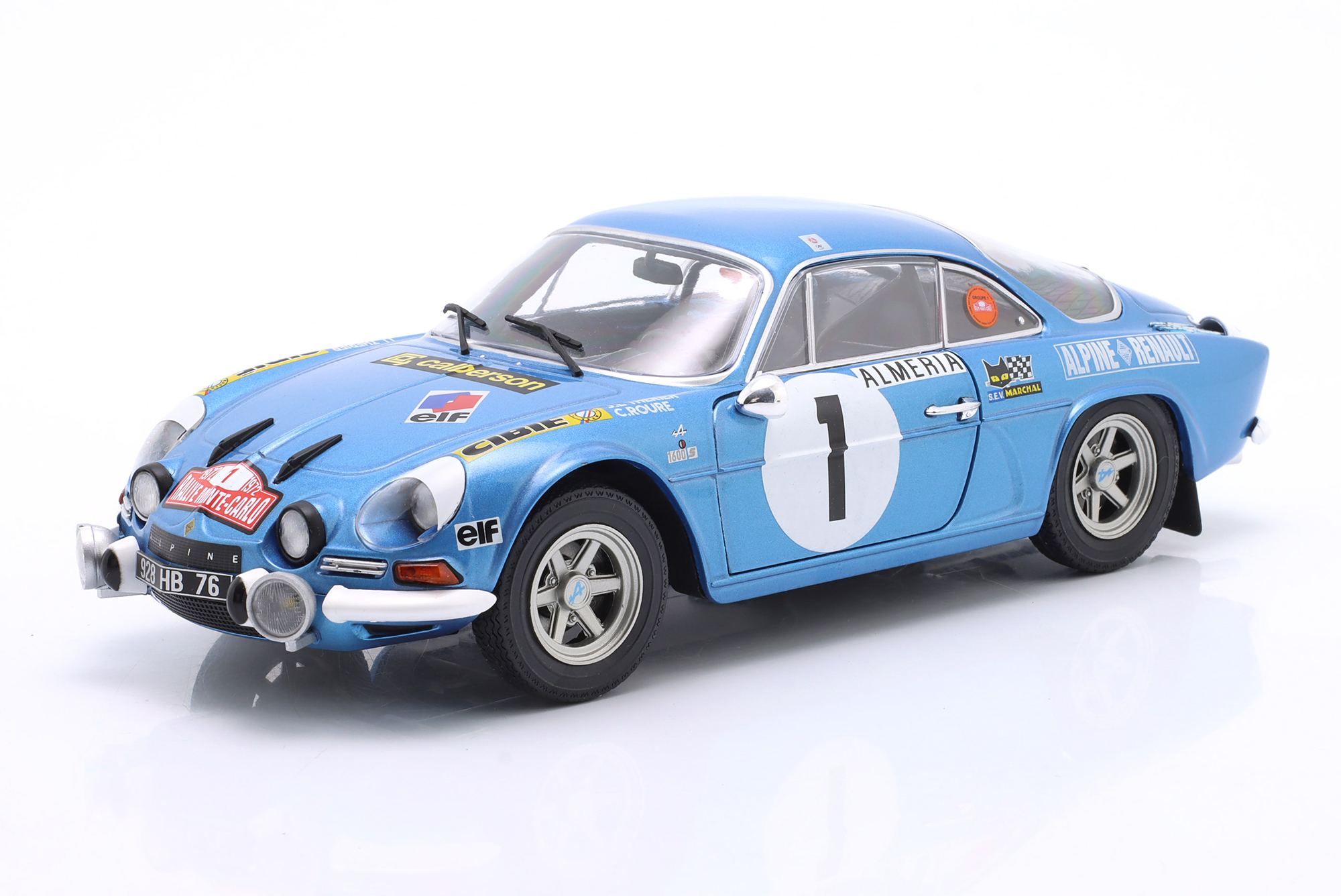 ALPINE A110 1600S #1 RALLYE MONTE CARLO 1972 THERIER, ROURE / АЛЬПИН A110 1600S РАЛЛИ МОНТЕ-КАРЛО ТЕРИЕР РУРЕ