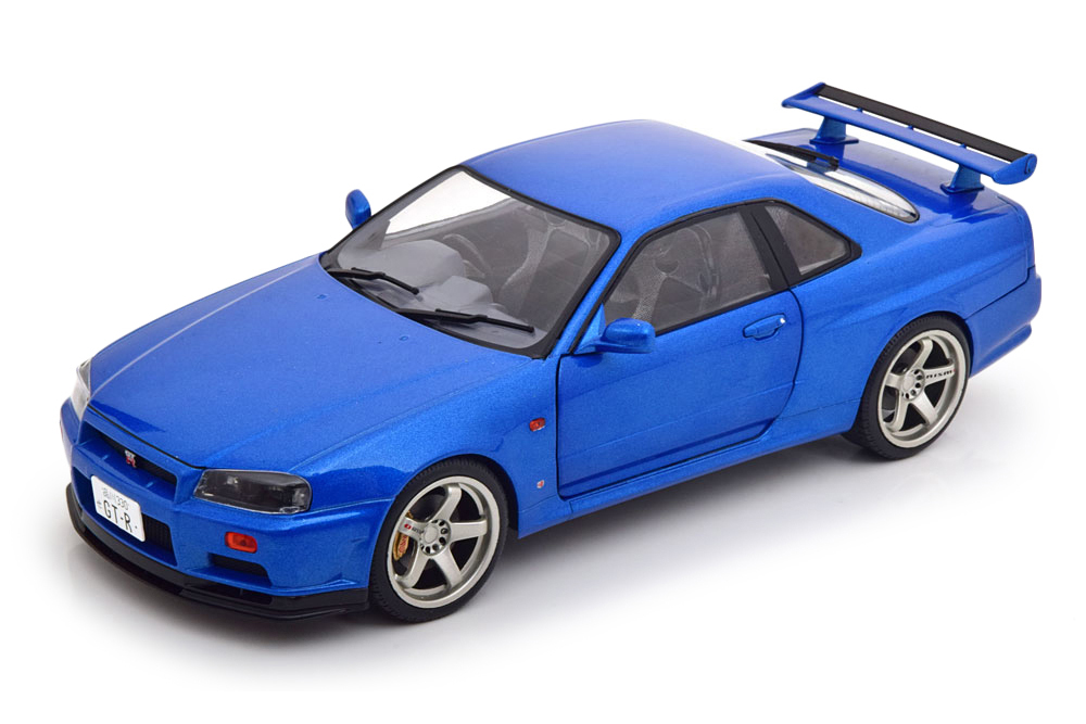 NISSAN SKYLINE GT-R (R34) 1999 BLUE METALLIC / NISSAN SKYLINE GT-R (R34) 1999 СИНИЙ МЕТАЛЛИК