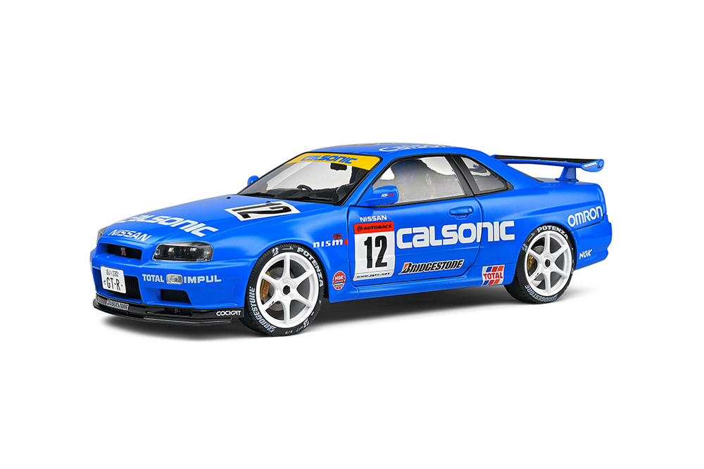NISSAN GT-R (R34) STREETFIGHTER CALSONIC TRIBUTE СИНИЙ