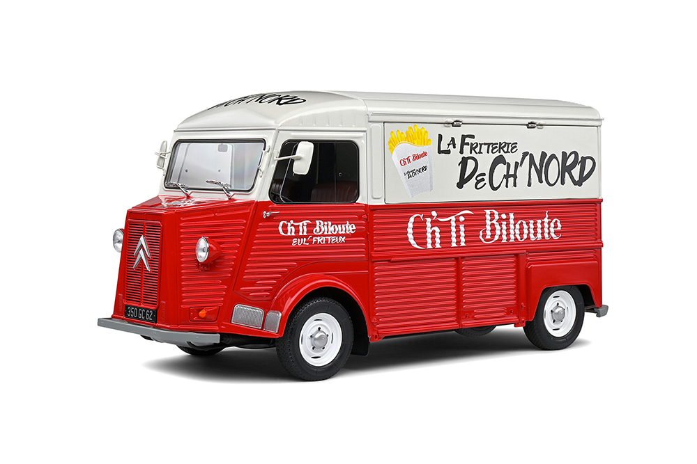 CITROEN TYPE HY КРАСНЫЙ С БЕЛЫМ FRITERIE CHTI BILOUTE 1969
