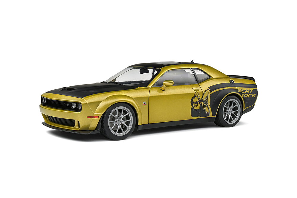 DODGE CHALLENGER R/T SCAT PACK WIDEBODY 2020 GOLDEN/FLAT BLACK