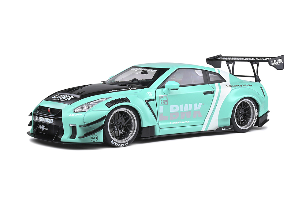 NISSAN GTR R35 LB WORKS 2021 MINT WHITE CARBON