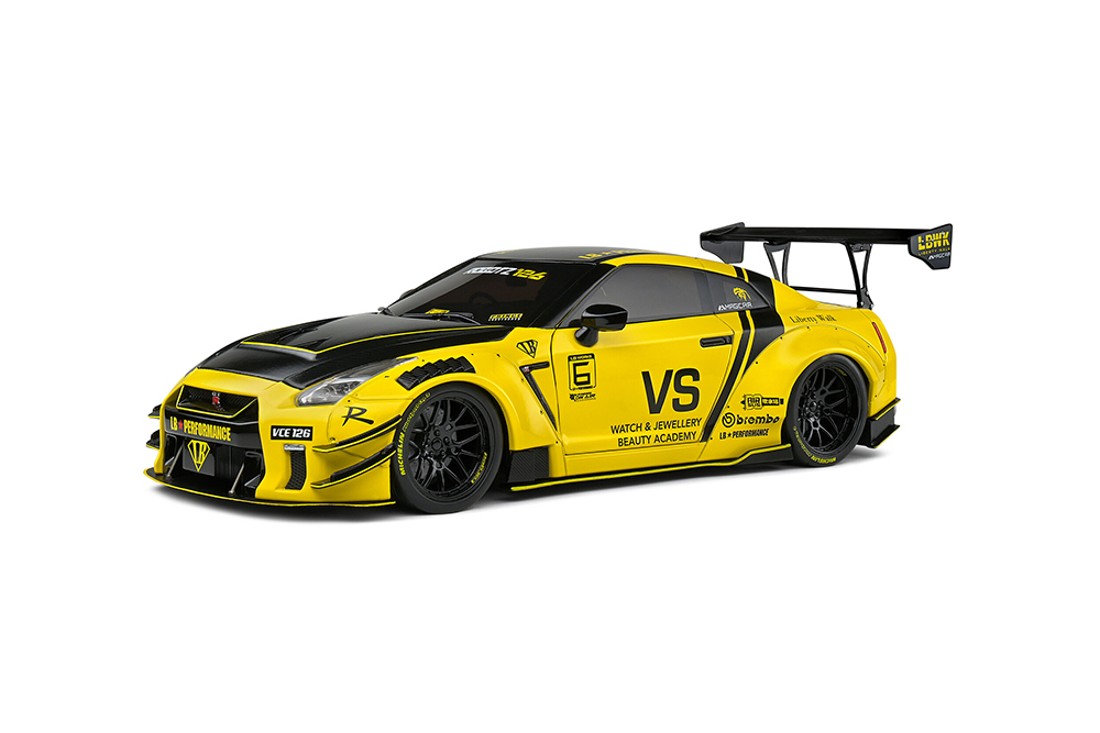 NISSAN GT-R (R35) LBWK BODYKIT TYPE 2 YELLOW BLACK