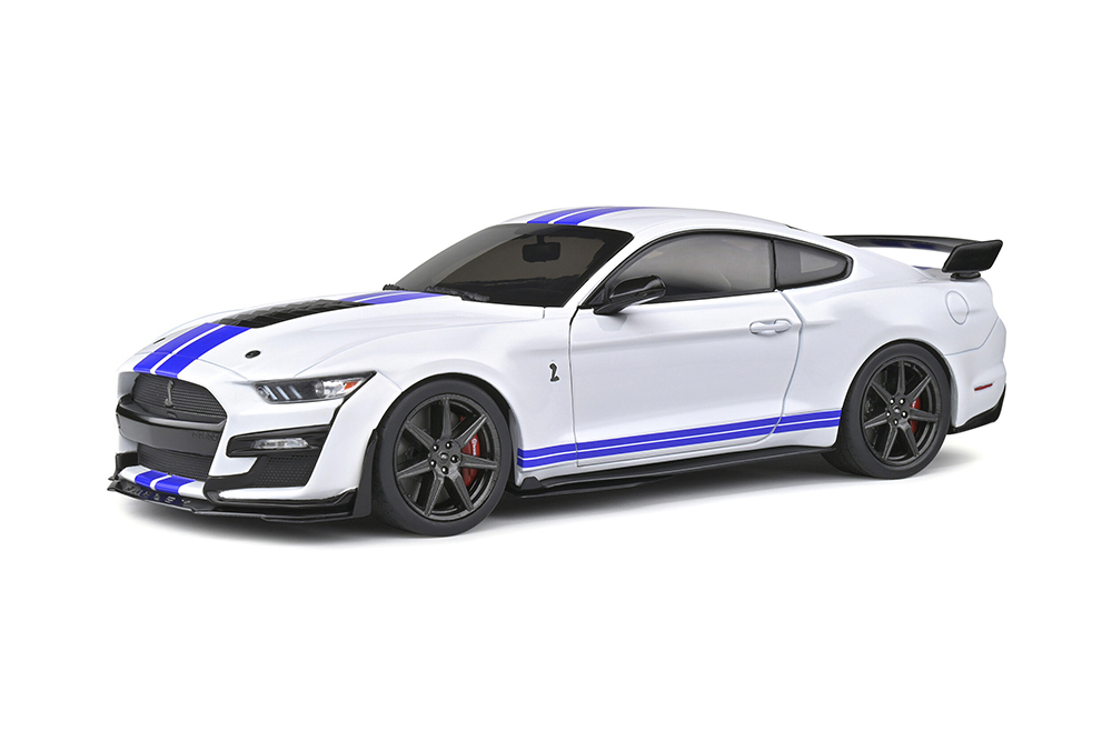FORD MUSTANG SHELBY GT 500 FAST TRACK WHITE/BLUE